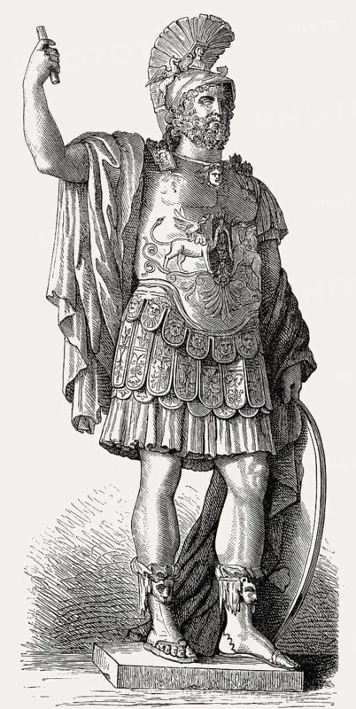 Pyrrhus, 319/318–272 BC, a Greek general and statesman, Hellenistic period