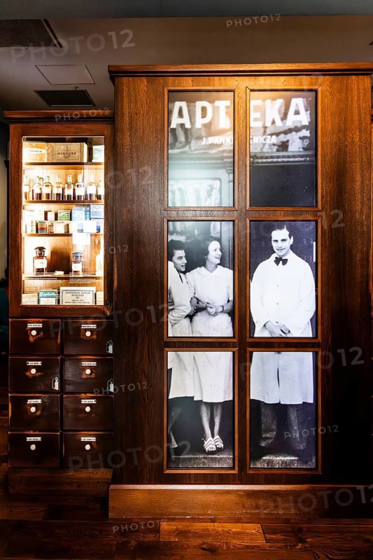 Pharmacy under the Eagle, place of help for Jews during the ghetto, museum, Heroes of the Ghetto Square, place of execution and place of resettlement operations when the Krakow ghetto was dissolved in 1943, Podgorze, Krakow, Poland