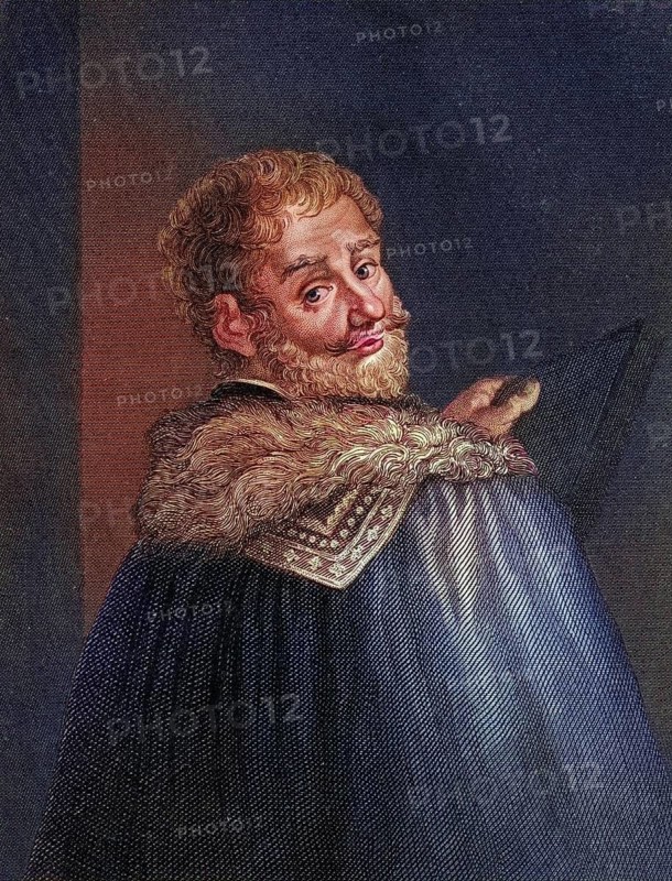 Benvenuto Cellini, 1500-1571, Italian sculptor and goldsmith. Engraved by Hinchcliff after Vasari, Historic, digitally restored reproduction from a 19th century model, Record date not stated