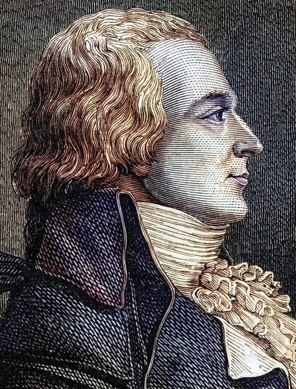 Claude Basire (1764, 5 April 1794) was a French politician from the time of the Revolution, Historical, digitally restored reproduction from a 19th century original, Record date not stated