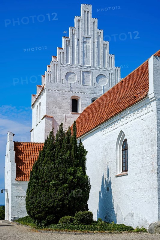 Elmelunde Kirke, the church of Elmelunde and the oldest church building on the island of Mön, Denmark, Scandinavia