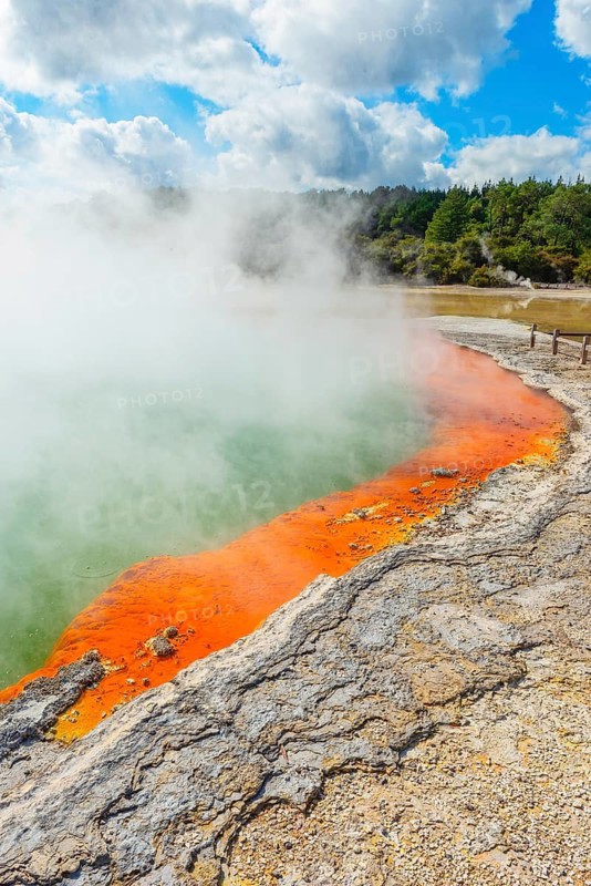 Champagne pool, Waiotapu Thermal Park, Waiotapu, Rotorua, Bay of Plenty, North Island, New Zealand