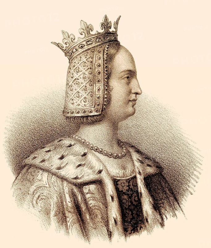 Joan II, Countess of Burgundy, Jeanne II de Bourgogne ou Jeanne I d'Artois, Johanna II. von Burgund, 1292-1330, Queen of France as the wife of Philip V of France
