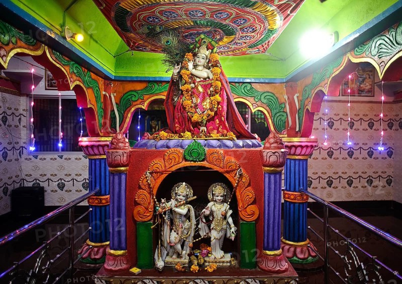 Temple dedicated to the hindu god Krishna in Odisha, India