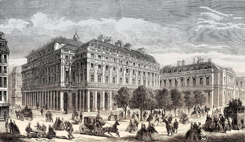 The Comédie-Française or Théâtre-Français, Paris, France, 1863