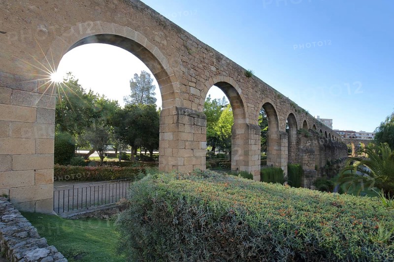 Acueducto built 16th century, Roman aqueduct, Plasencia, Extremadura, Spain