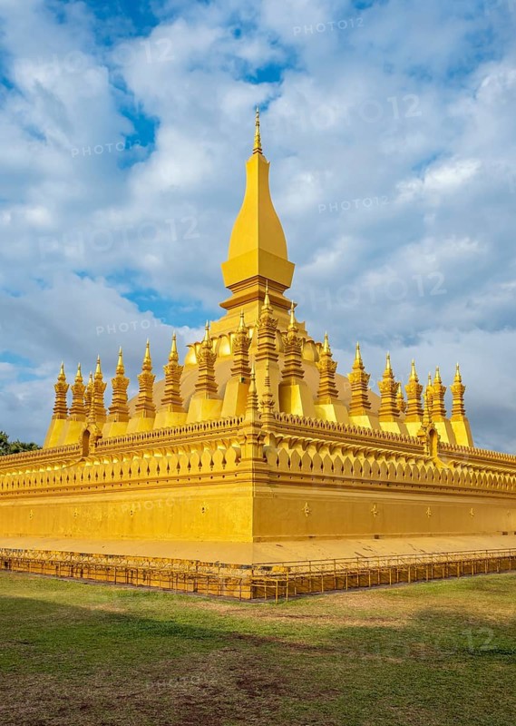 Pha That Luang stupa, Vientiane, Laos