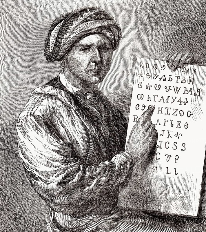 Sequoyah, George Gist oder George Guess, ca. 1770-1843, ein Cherokee-Silberschmied, erfand die Cherokee-Silbenschrift