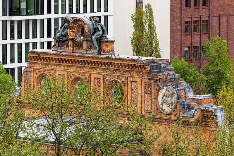 Ruins of Anhalter Bahnhof on Stresemannstraße
