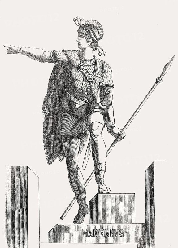 Majorian, or Flavius Julius Valerius Majorianus, Western Roman Emperor from 457 to 461