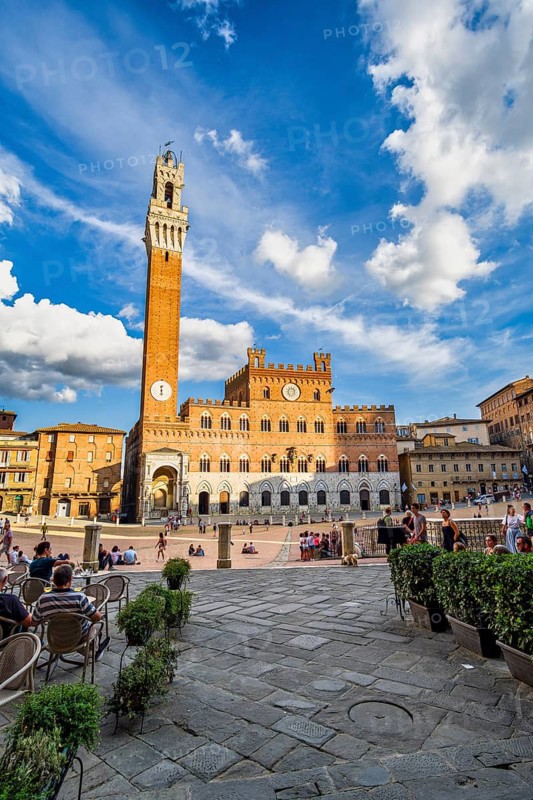 Piazza del Campo, Siena, Tuscany, Italy