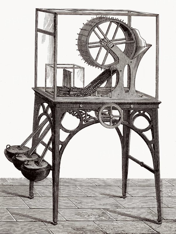 Münzsortierer von Armand Pierre Seguier (1803-1876), einem französischen Rechtsanwalt und Erfinder