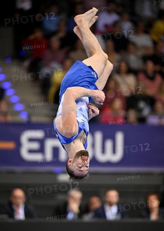 Artem Dolgopyat ISR Floor Action Gymnastics, EnBW DTB-Pokal, Porsche-Arena, Stuttgart, Baden-Württemberg, Germany