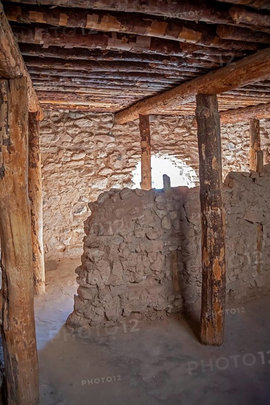 Clarkdale, Arizona - Tuzigoot National Monument. The park preserves the remains of a Southern Sinagua village that was occupied between 1000 and 1400