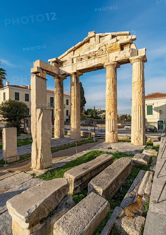 Gate of Athena Archegetis, Roman Agora, Athens, Greece