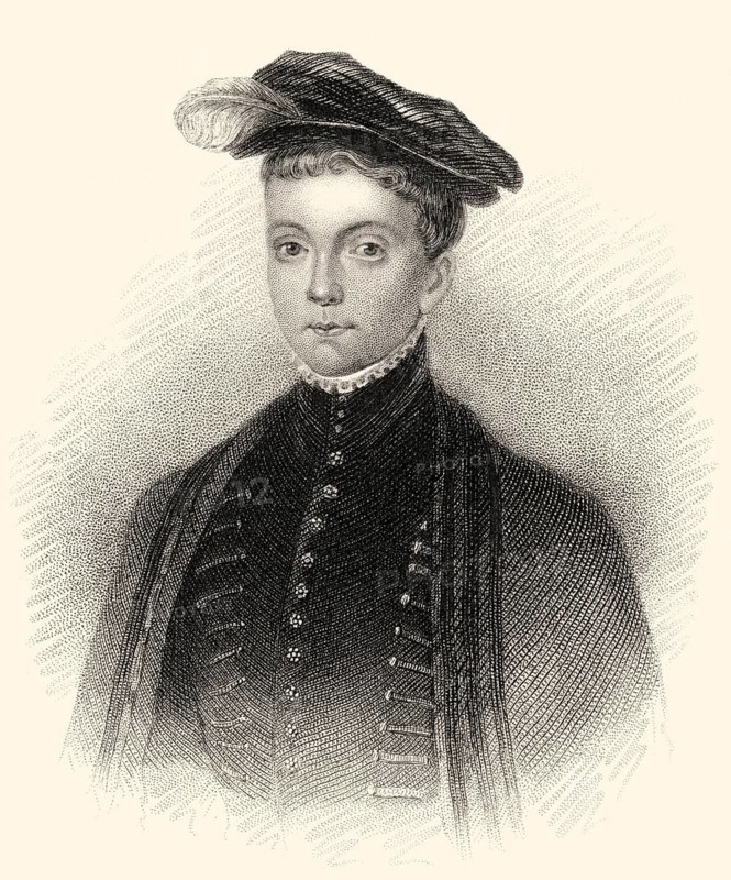 Henry Stewart oder Stuart, Herzog von Albany, 1545-1567, königlicher Gemahl von Schottland