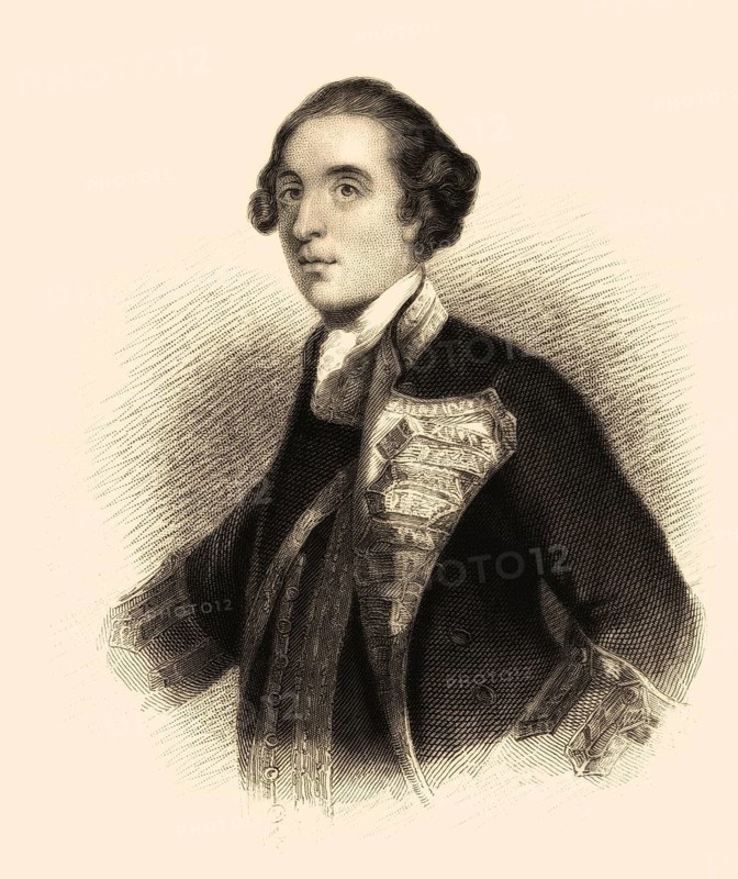 George Brydges Rodney, 1. Baron Rodney, 1718-1792, britischer Marineoffizier