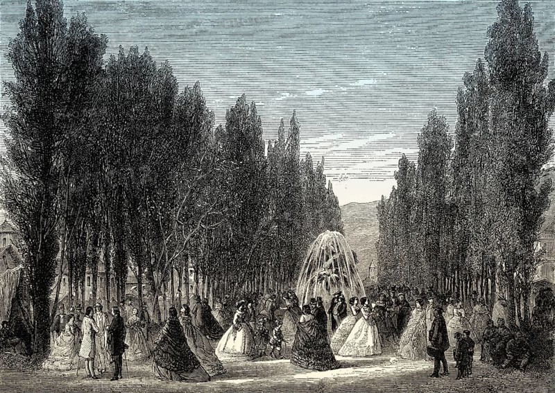 Alameda de las Delicias, Santiago, Chile, South America, 19th century