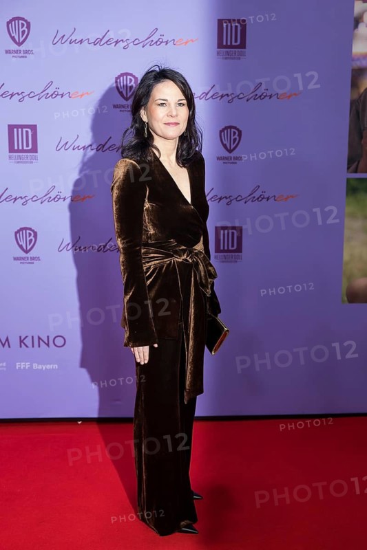 Annalena Bärbock (Bündnis 90/Die Grünen) at the premiere of the film Wunderschöner at Berlin's Zoo Palast on 4 February 2025