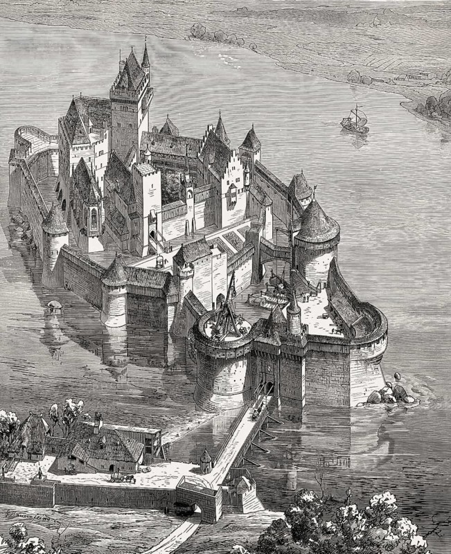Medieval water castle