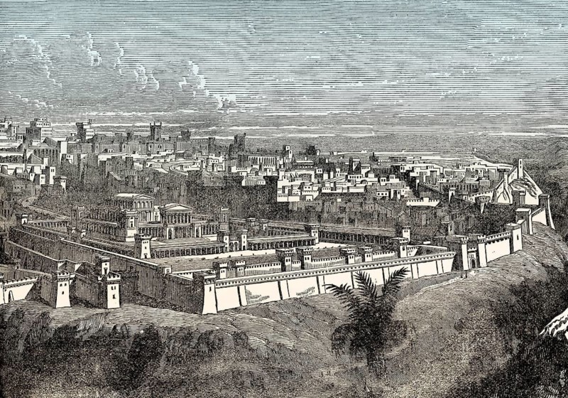 The City of Jerusalem before the destruction of the temple