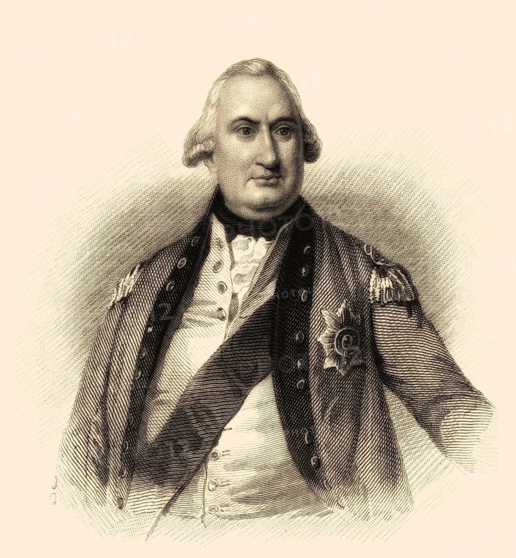 Charles Cornwallis, 1. Marquess Cornwallis, Ritter des Hosenbandordens, 1738-1805, britischer General im Amerikanischen Revolutionskrieg