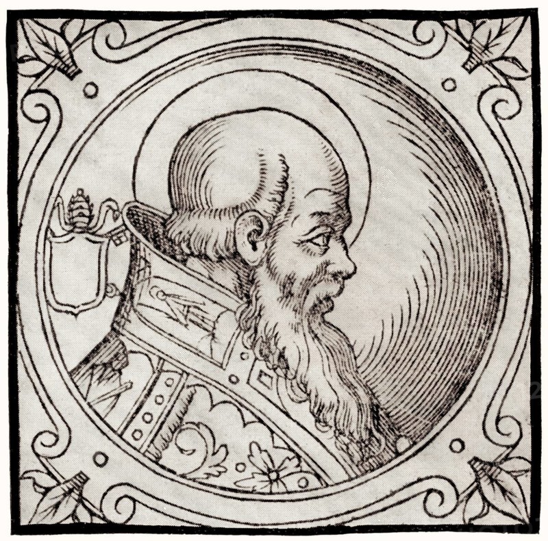 Pope Boniface III, Pope from 19 February 607 to his death on 12 November 607