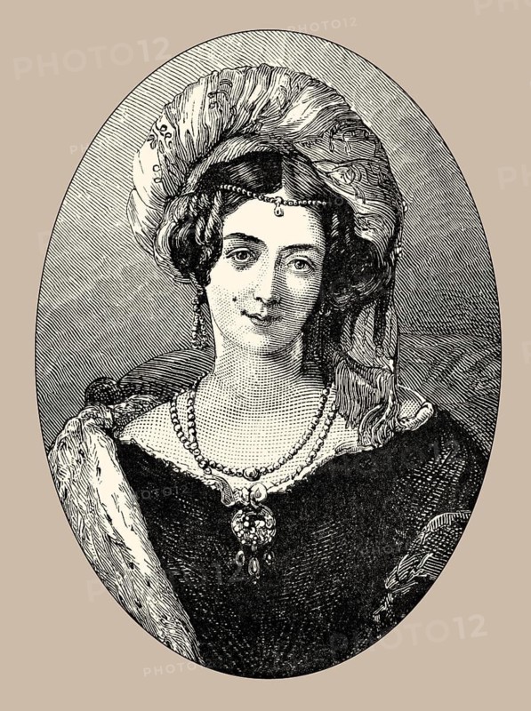 Mary Louise Victoria, Princess of Saxe-Coburg-Saalfeld, Duchess of Kent, 1786-1861, a German princess and the mother of Queen Victoria of the United Kingdom