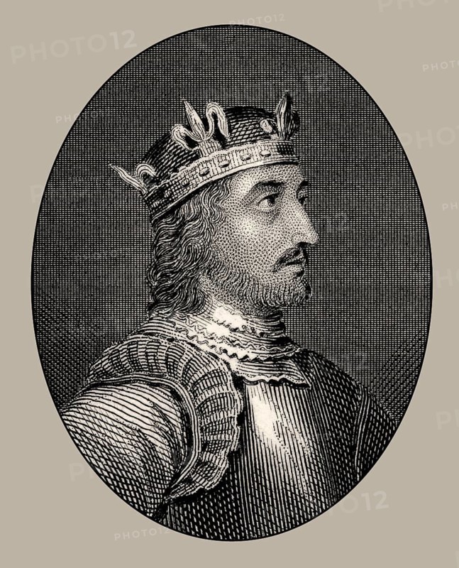 Stephan von Blois, 1097 - 1154, König von England von 1135 bis 1154