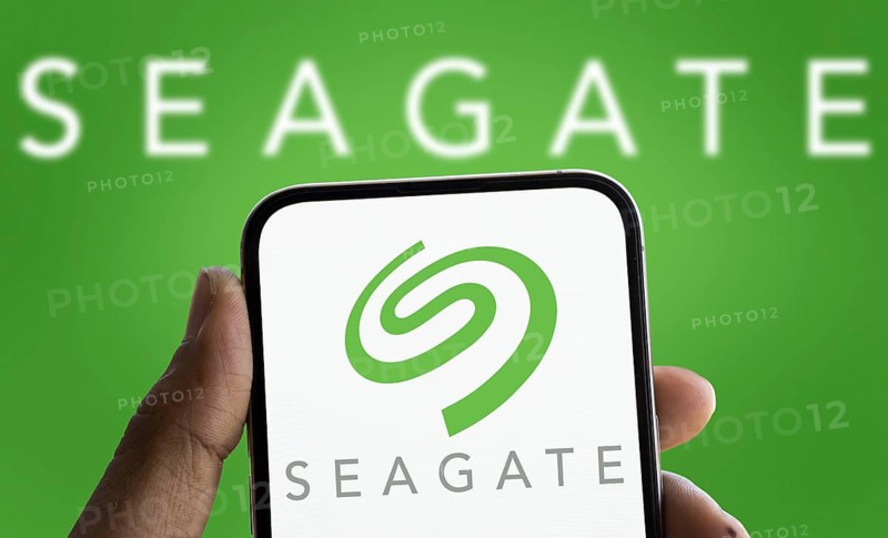 Dhaka, Bangladesh- 19 Jan 2025: seagate logo is displayed on smartphone. Seagate is an American data storage company