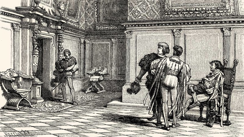 Scene from Götz von Berlichingen by Johann Wolfgang von Goethe