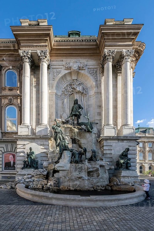 Fountain at the Castle, Budapest, Hungary