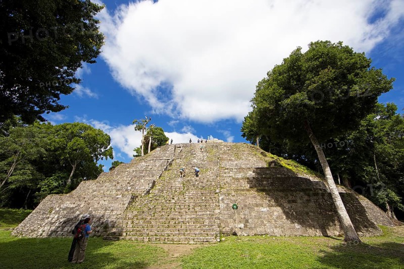 Northern Acropolis in Yaxha-Nakum-Naranjo National Park, Biósfera Maya Nature Reserve, Lowlands, Petén Department, Guatemala