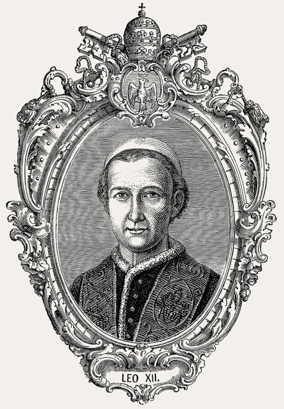 Pope Leo XII, pope from 28 September 1823 to his death in 1829