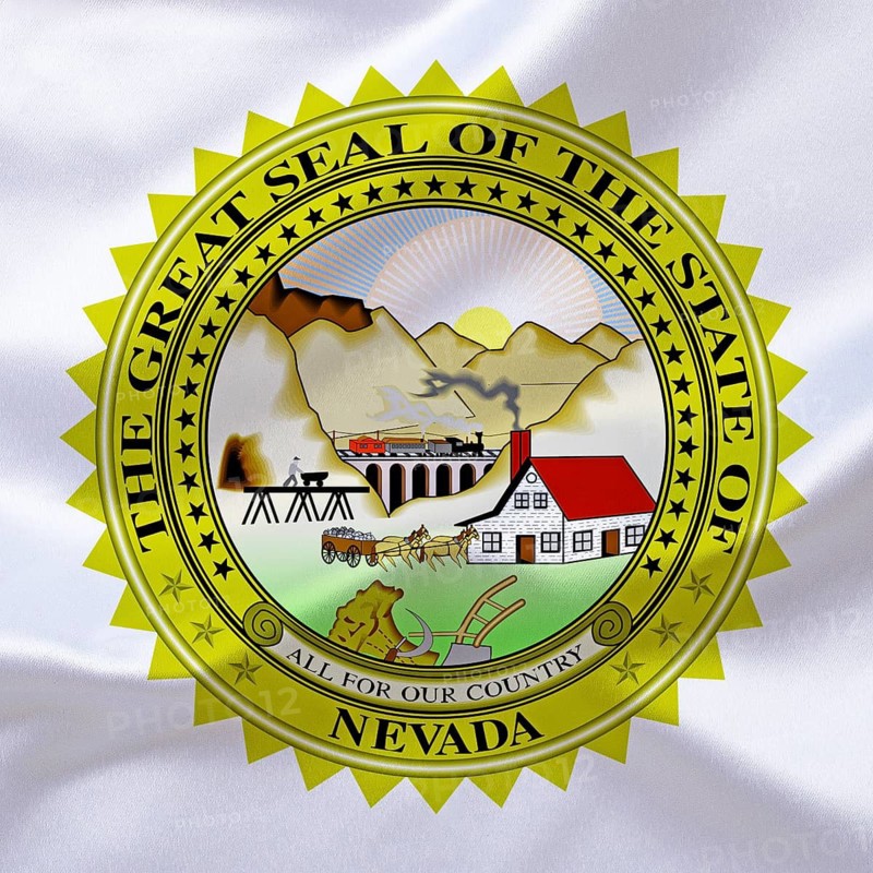USA, The coat of arms of Nevada, state of the