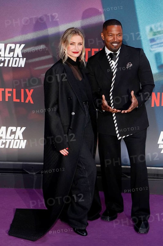 Cameron Diaz and Jamie Foxx at a special screening of Back in Action at the Zoo Palast in Berlin on 15 January 2025