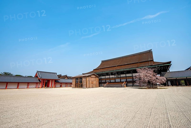 Dantei Southern Garden and Shishinden State Ceremonies Hall, Kyoto Imperial Palace, Kyoto, Japan