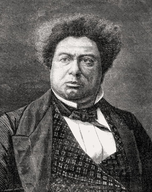 Alexandre Dumas the Elder, or Alexandre Dumas père, 1802, 1870, French writer