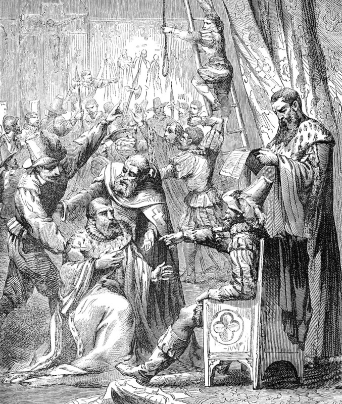 Executions of the Huguenots, 16th century, France