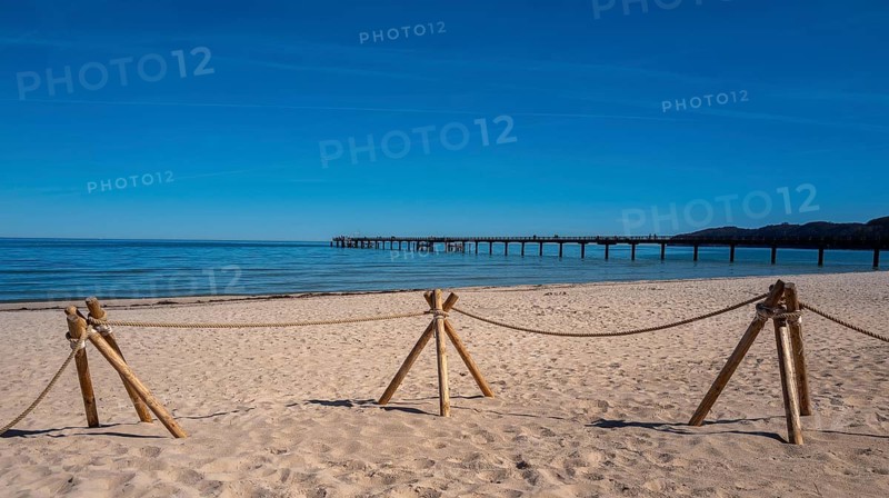 On the beach in Binz, Rügen, Mecklenburg-Vorpommern, Germany