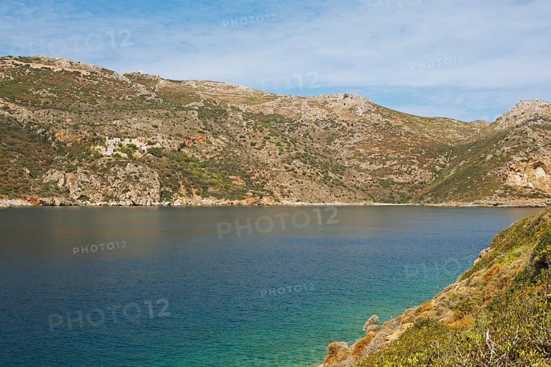 Coast of the Mani on the Laconian Gulf near Porto Kagio, Laconia, Peloponnese, Greece