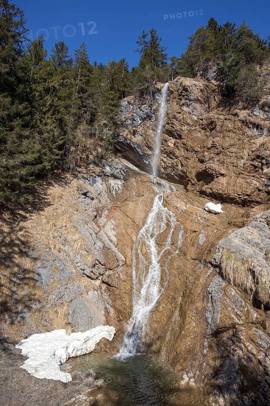 Zipfelsbach waterfalls, near Hinterstein, Bad Hindelang, Oberallgäu, Allgäu, Bavaria, Germany