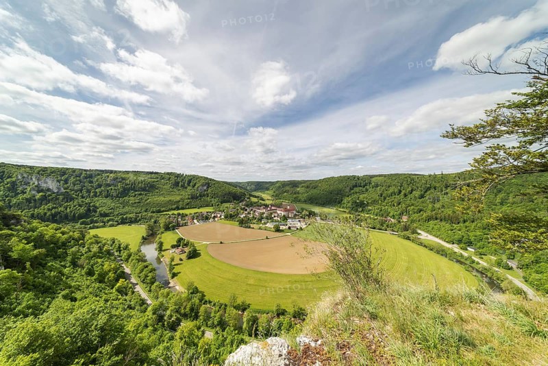Archabbey of St Martin at Beuron (lat. Archiabbatia Sancti Martini Beuronensis), Benedictine monastery, Beuron, Upper Danube Valley, Swabian Alb, Baden-Württemberg, Germany