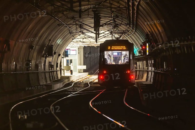 Trams and light rail operate the rail-based public transport network in Karlsruhe. They are operated by Verkehrsbetriebe Karlsruhe (VBK) and Karlsruher Verkehrsverbund (KVV) . Combined solution with tunnel. Karlsruhe, Baden-Württemberg, Germany