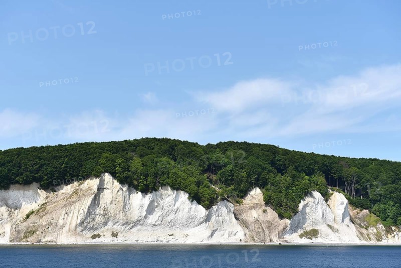 Chalk coast at Jasmund National Park on Rügen, Mecklenburg-Western Pomerania, Germany