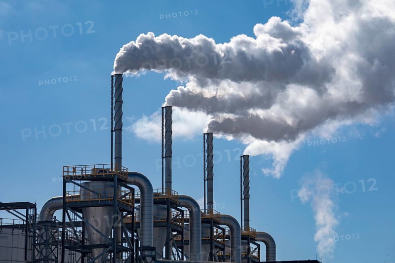 Detroit, Michigan - The Great Lakes Water Authority's Biosolids Dryer Facility. The plant processes wastewater sludge into fertilizer. It is the largest biosolids processing plant in the U.S