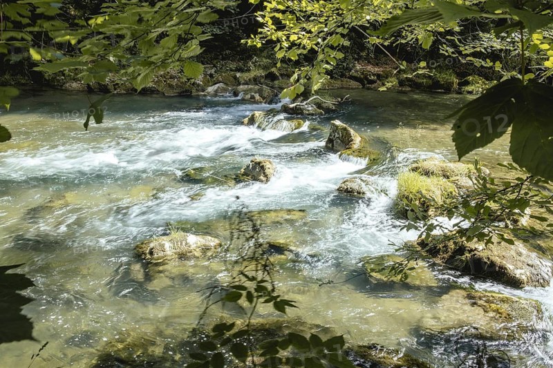 Mangfall near Bruckmühl, district of Miesbach, Upper Bavaria, Bavaria, Germany