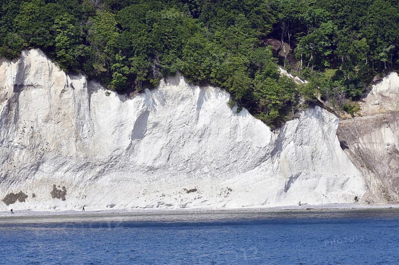 Chalk coast at Jasmund National Park on Rügen, Mecklenburg-Western Pomerania, Germany