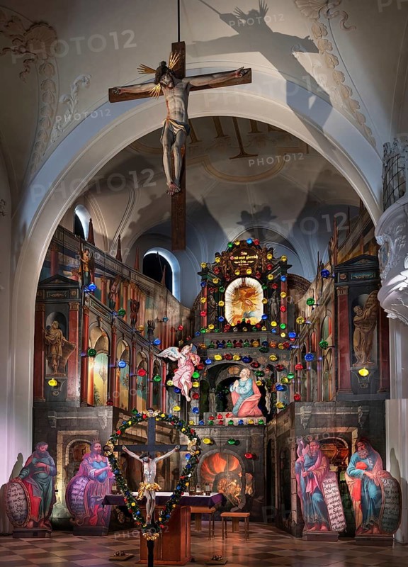 Holy Sepulchre created around 1800, St Michael's Parish Church, Kirchstr. 15, Aschau, Chiemgau, Upper Bavaria, Germany