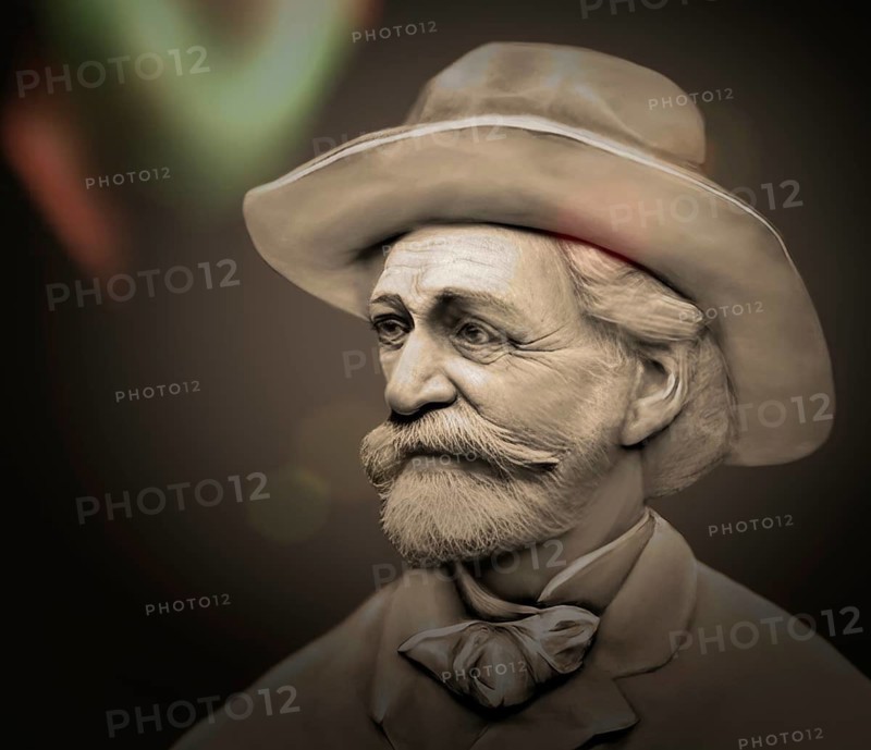 Giuseppe Verdi, 1813 – 1901, Italian opera composer, digitally edited